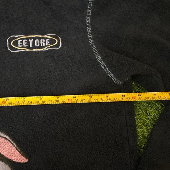 Vintage Navy Winnie the Pooh Eeyore Fleece Sweatshirt - Picture 3 of 5